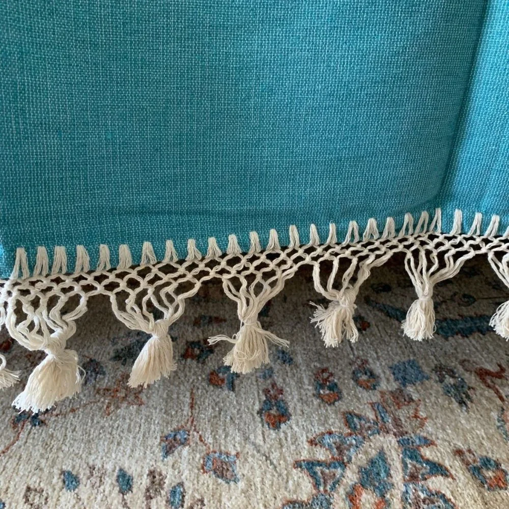 Hand Loom Queen Size Cotton Bedspread.